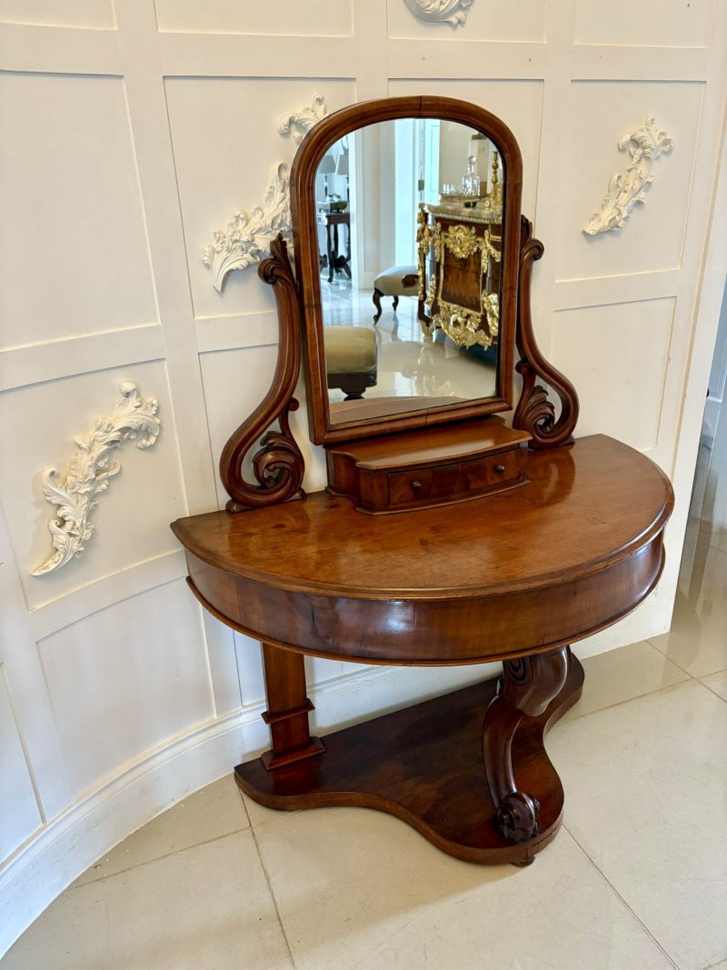 Antique Victorian Quality Mahogany Dressing Table - Image 5